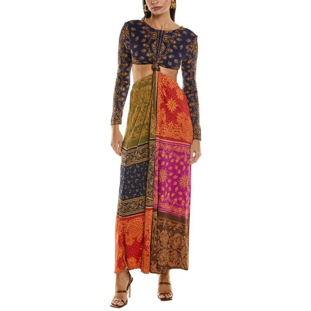 FARM Rio Cutout Maxi Dress